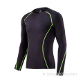 Compression Mens New à manches longues Shirt Gym Gym